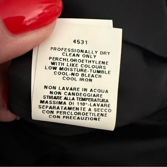 NWT Vintage 90s Moschino Cheap and Chic Black Cocktail Dress Size IT 44 US 10 - Picture 3 of 11
